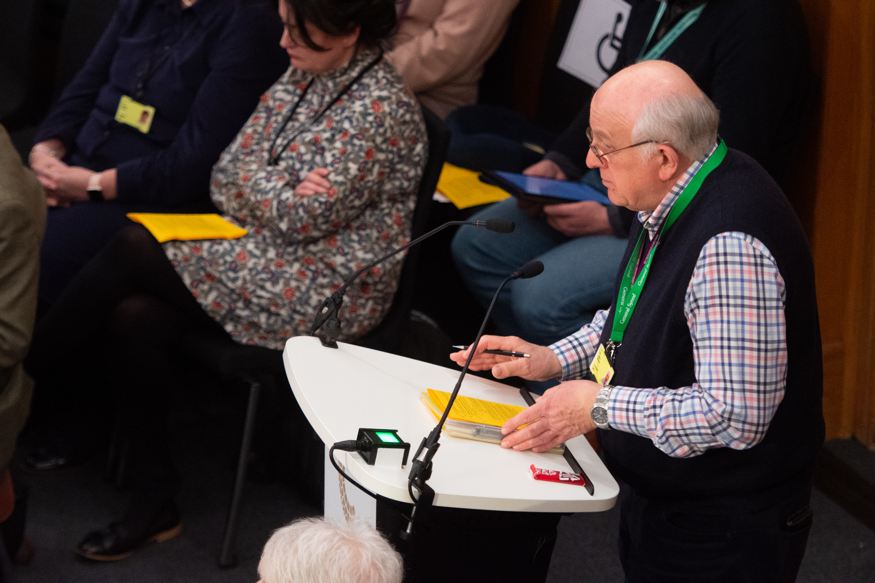 John 'Tug' Wilson speaking at General Synod