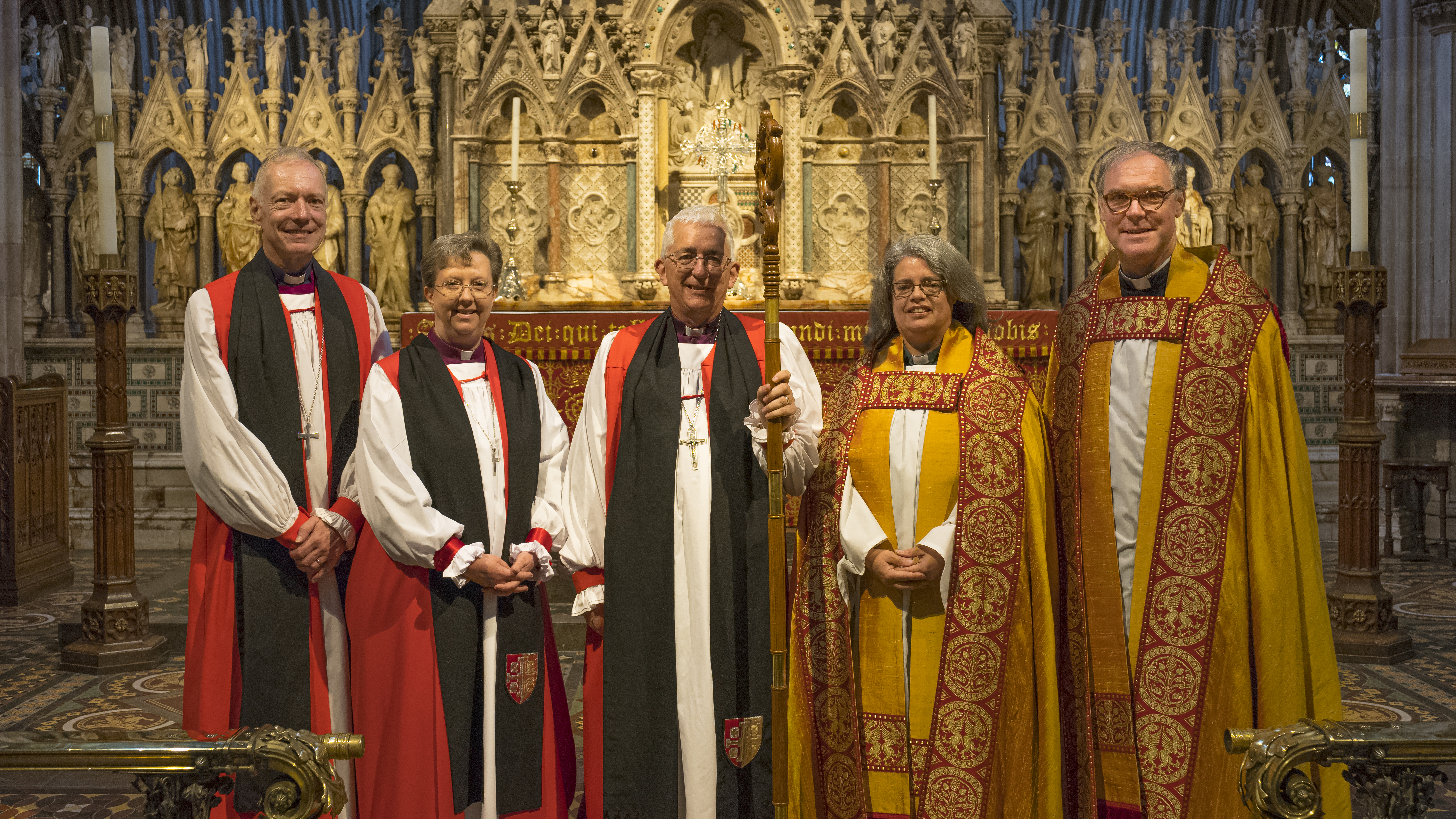Bishops of Wolverhampton, Shrewsbury and Lichfield with Archdeacons of Lichfield and Stoke-upon-Trent
