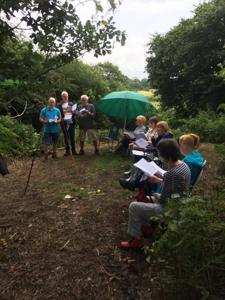 Singing in the clearing