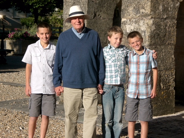 Bishop Keith and grandsons