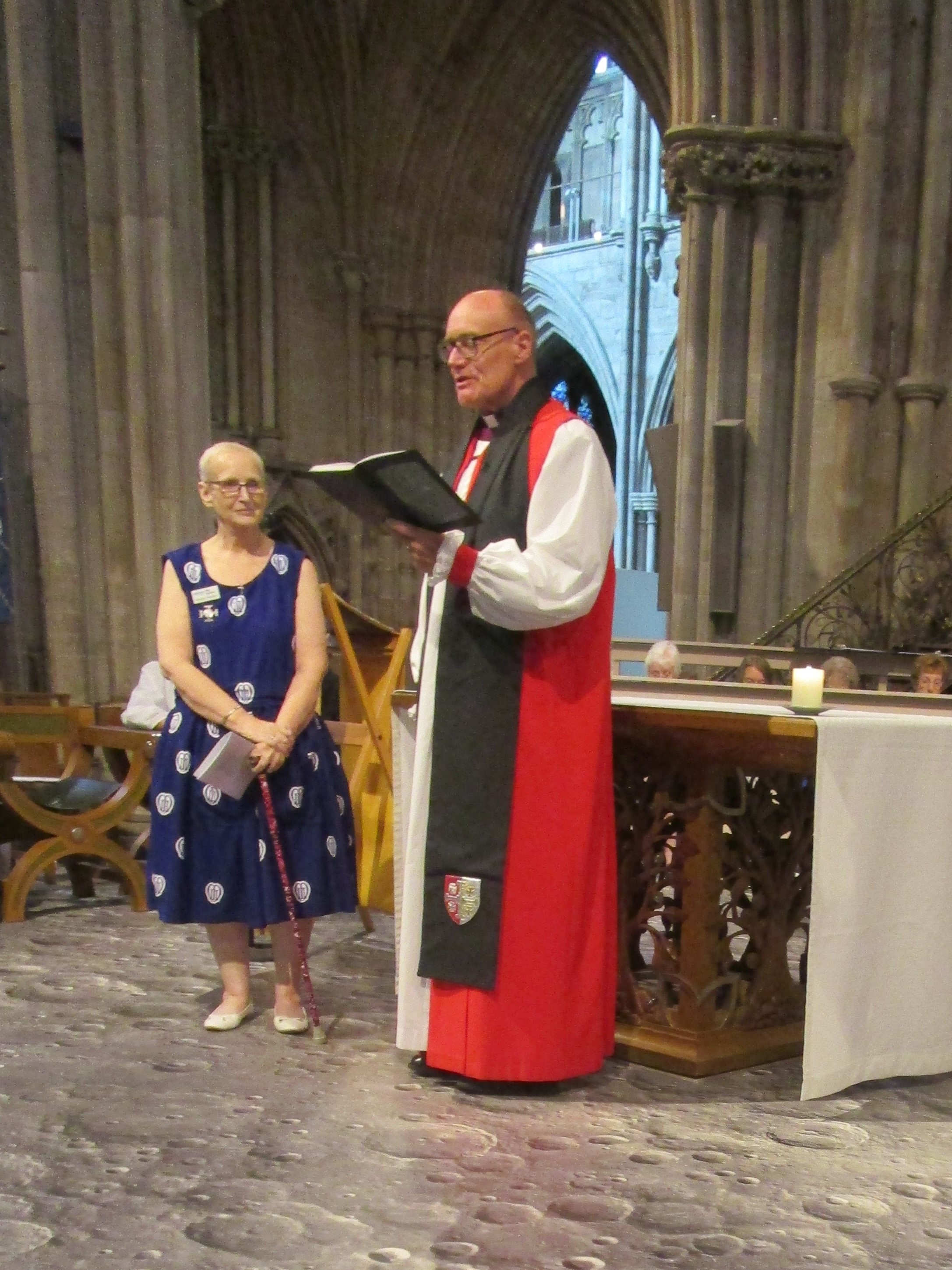 Sue Egerton is commissioned by Bishop Geoff
